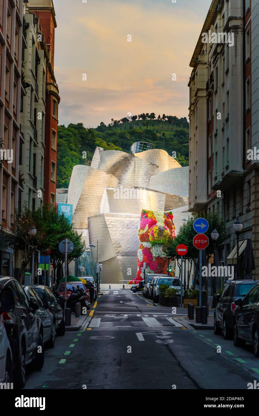 Guggenheim Museum, Bilbao, Espagne Banque D'Images