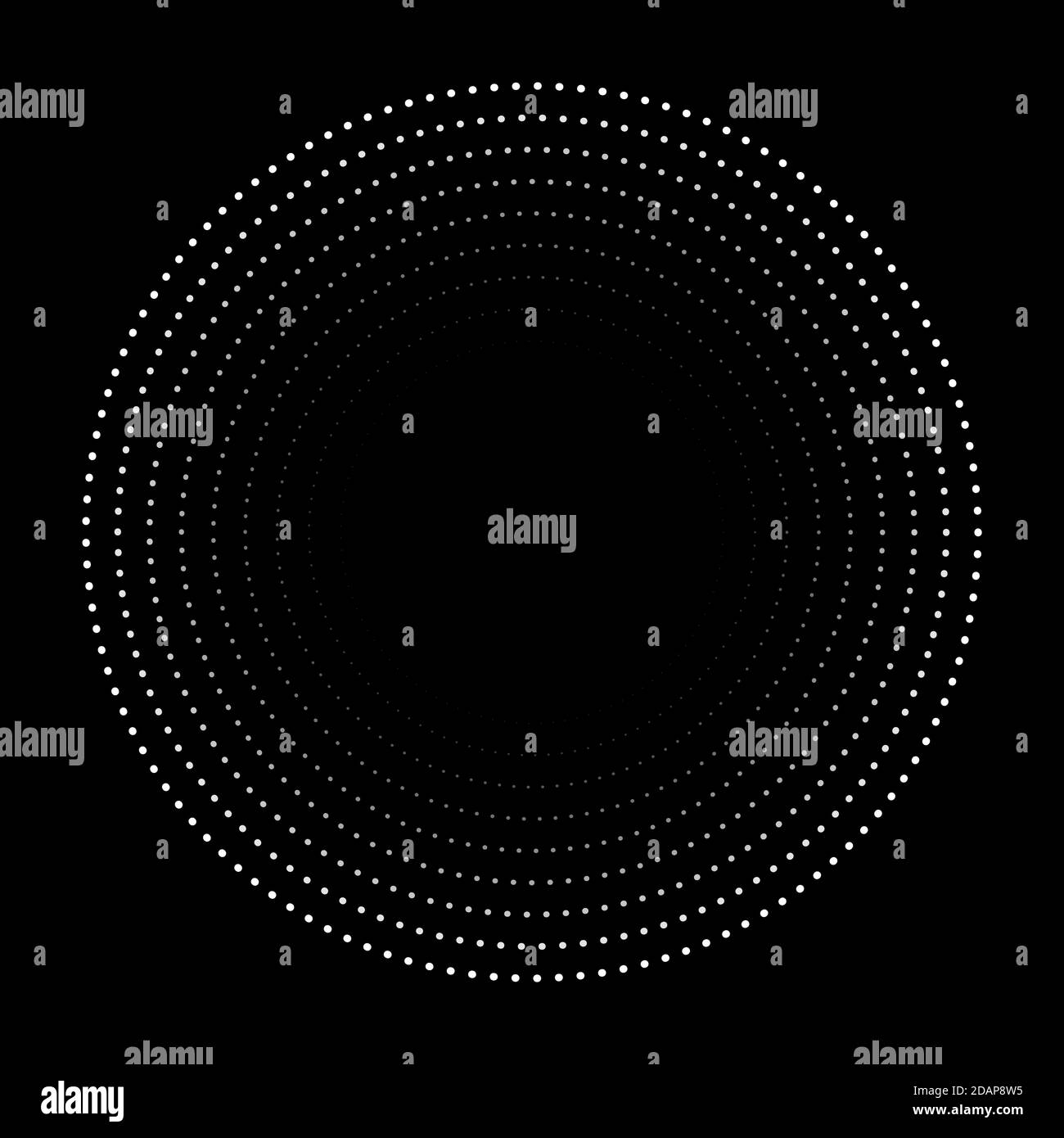 Cadre de cercle vectoriel abstrait cadre de points de demi-teinte. Forme de cercle. Souiller la coloration circulaire. Illustration vectorielle Illustration de Vecteur