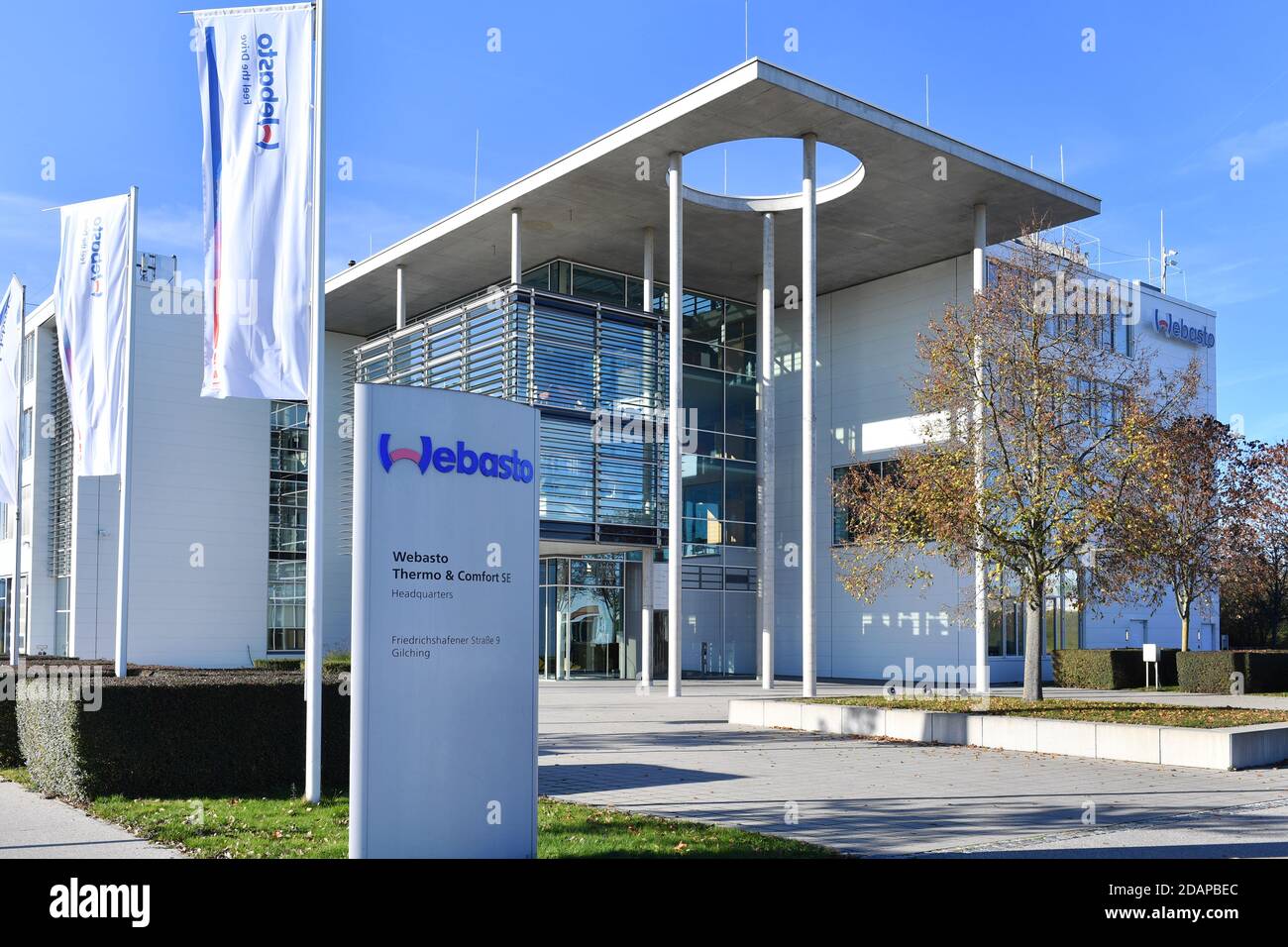 Gilching, Allemagne. 14 novembre 2020. WEBASTO Thermo and Comfort se  Headquarters, Headquarters, siège social, siège à Gilching près de  Muenchen, | usage Worldwide Credit: dpa/Alay Live News Photo Stock - Alamy