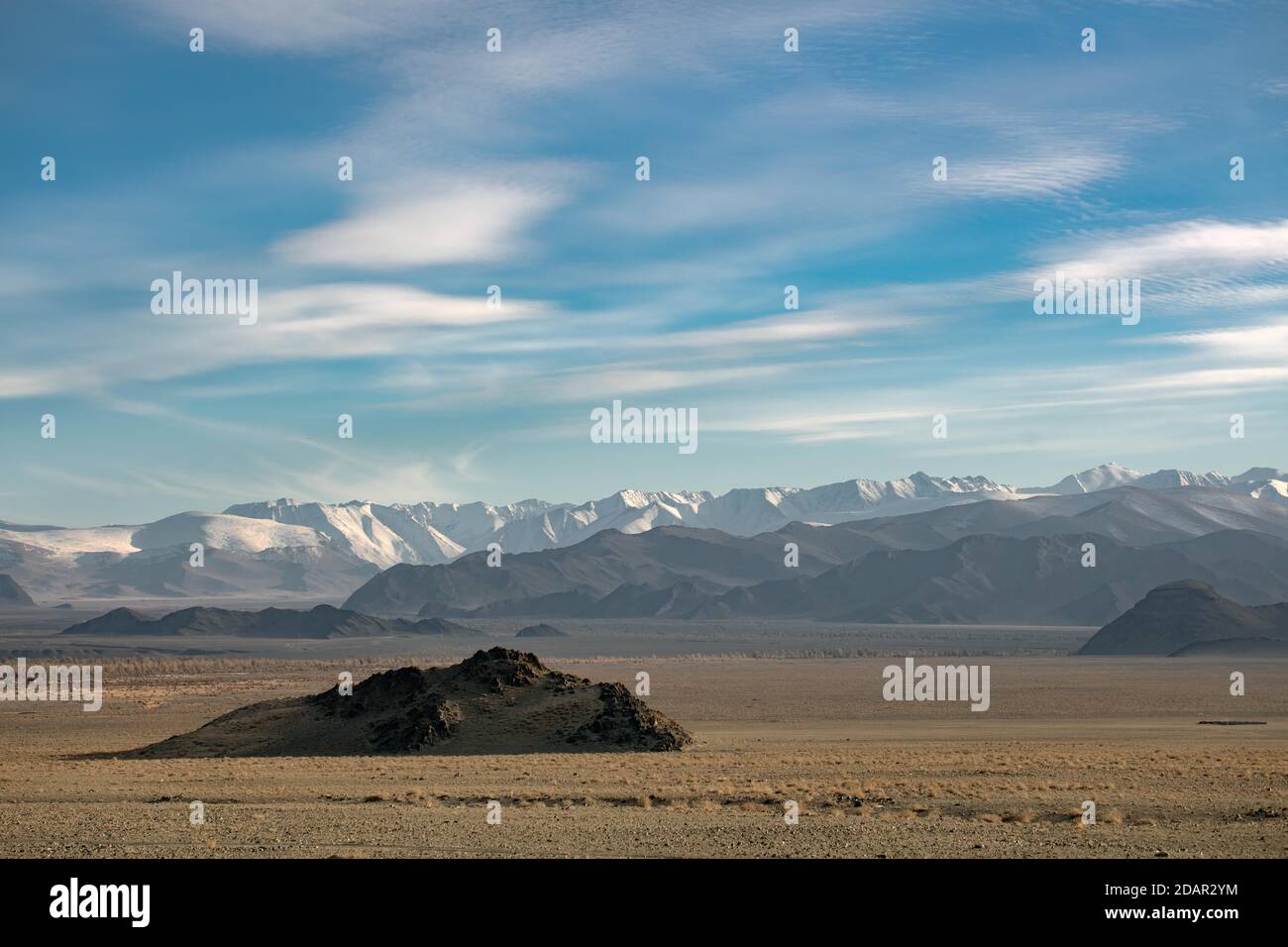 Paysage, Altaï, Mongolie Banque D'Images