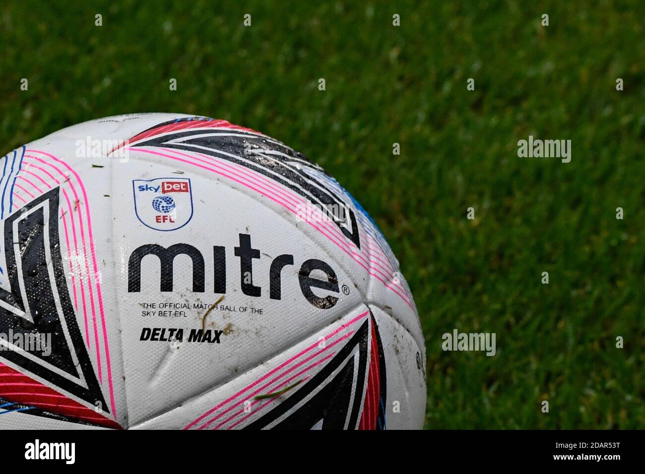 La balle de match Mitre Delta Max Banque D'Images