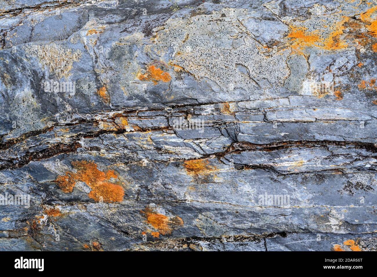 Slate Rock, Ballachulish, Glen COE, Écosse, Grande-Bretagne Banque D'Images