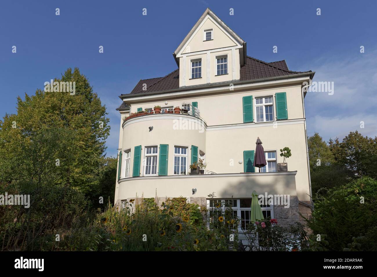 Klee Villa, appartement de Paul Klee pendant sa période Bauhaus, Am Horn 53, Weimar, Thuringe, Allemagne Banque D'Images