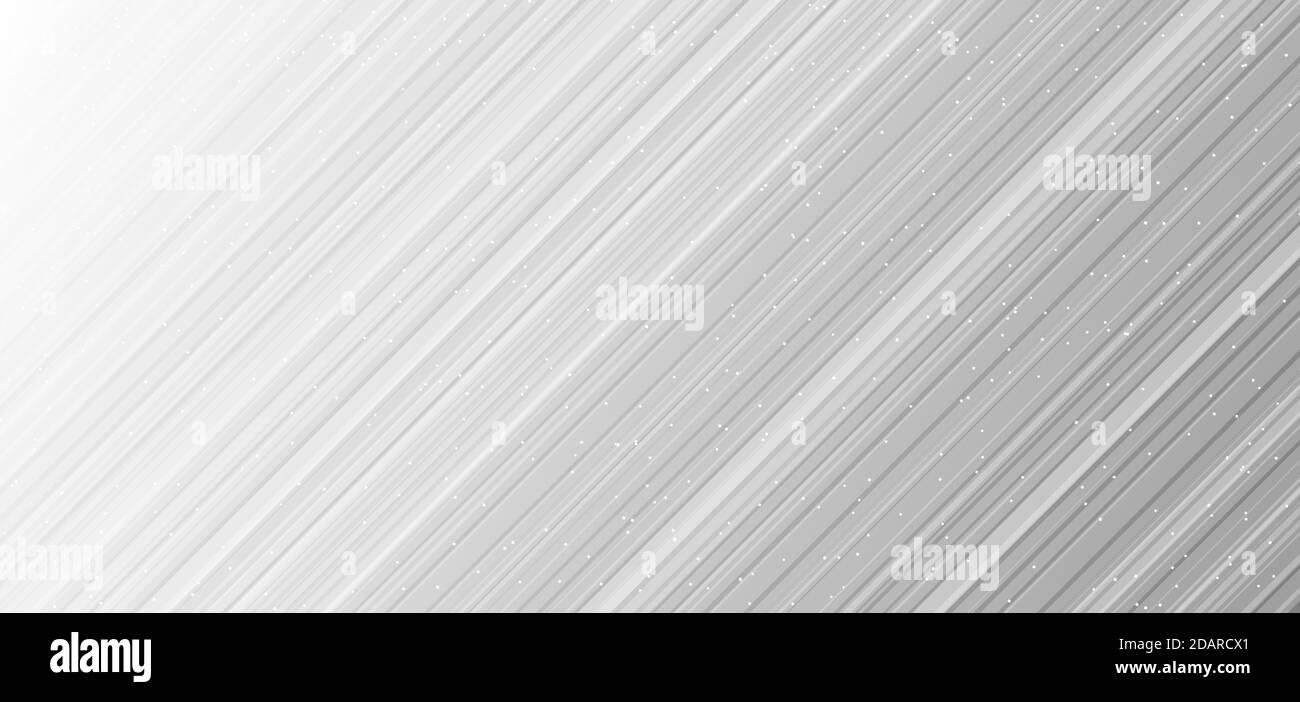 Lignes diagonales rayées blanches et grises abstraites avec de nombreux points de fond et de texture. Illustration vectorielle Illustration de Vecteur