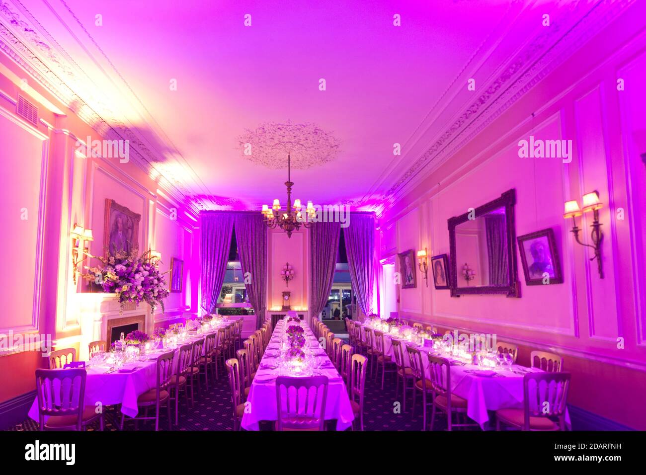 salle de banquet, salle de bal Banque D'Images