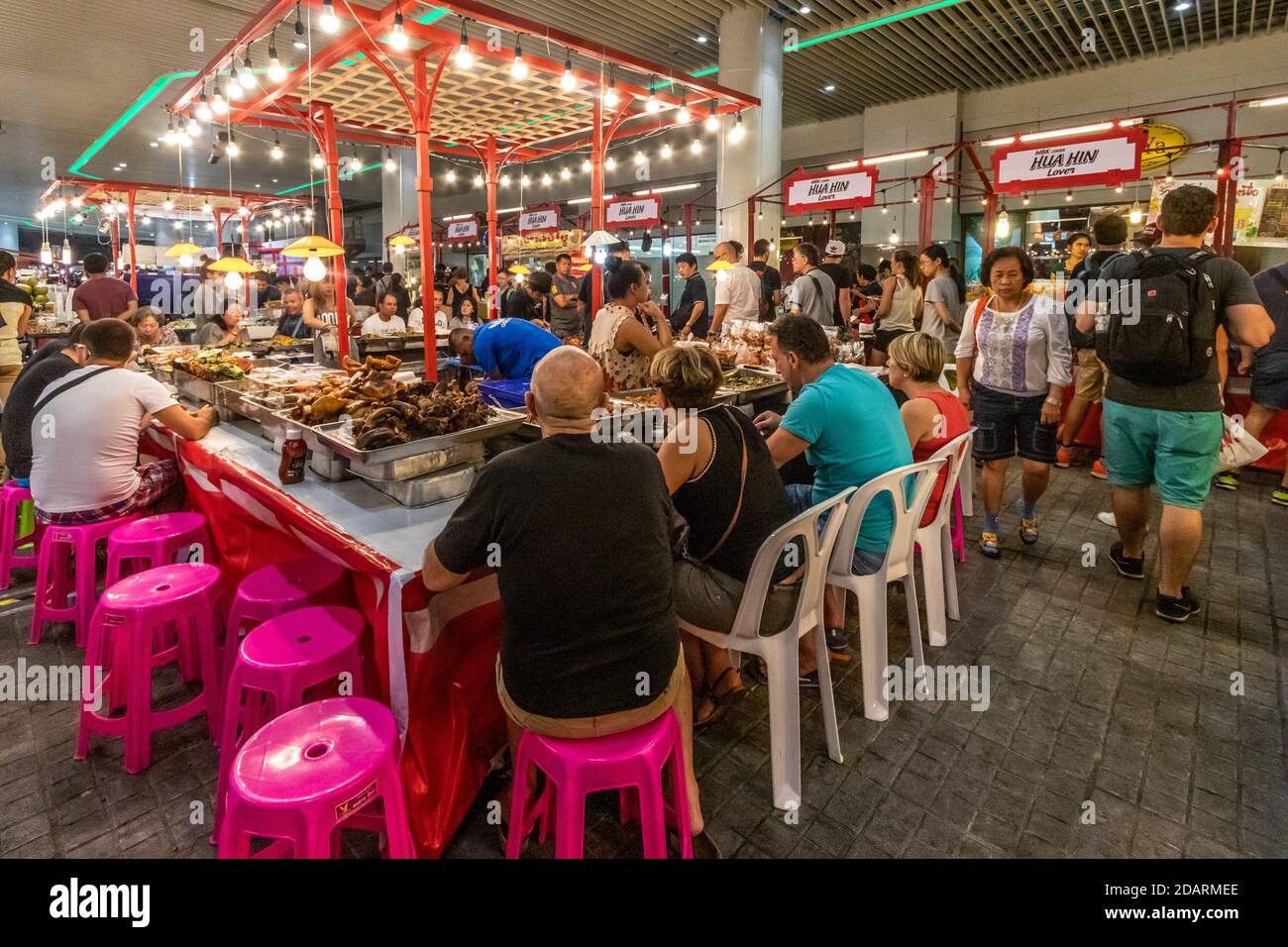MBK Food court Bangkok Thaïlande Banque D'Images