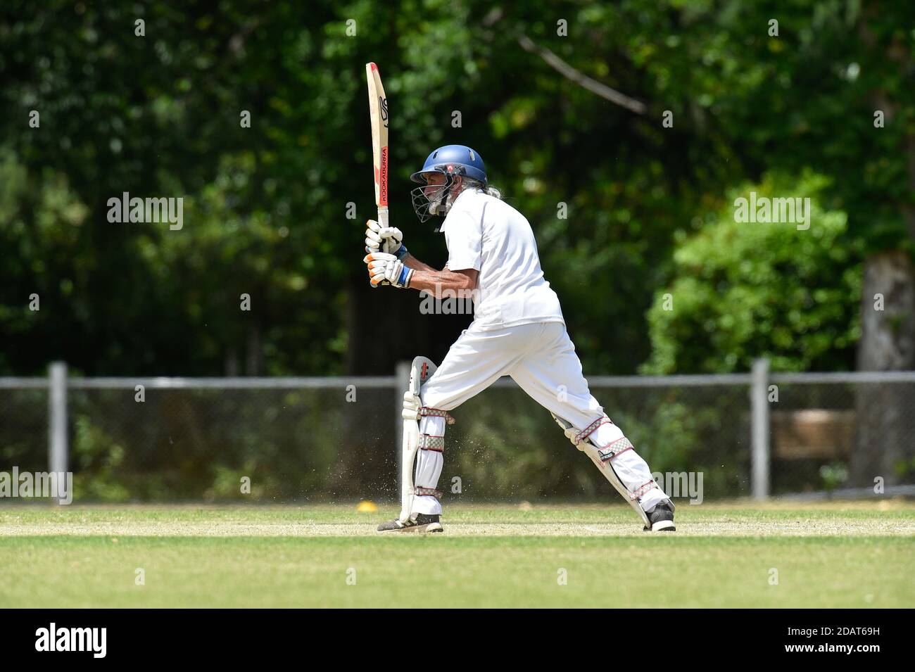 Novembre 2020. Benalla Bushrangers plus de 60 ans v Country Cricket Victoria Banque D'Images