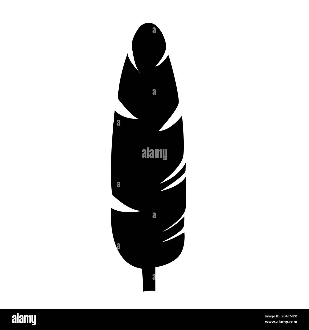 Musa banane noir silhouette feuille de palmier. Icône vectorielle Illustration de Vecteur Musa banane noir silhouette feuille de palmier. Icône vectorielle Illustration de Vecteur