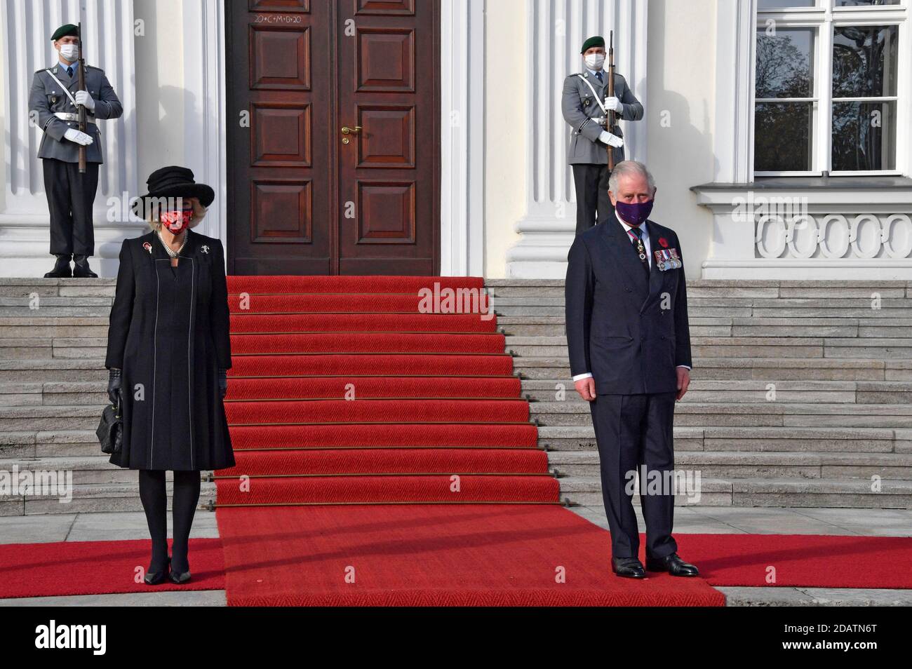 Berlin, Allemagne. 15 novembre 2020. Camilla, duchesse de Cornouailles et Charles, prince de Galles, à la réception du Président fédéral de l'Allemagne au Palais de Bellevue le 15 novembre 2020 à Berlin, Allemagne crédit: Geisler-Fotopress GmbH/Alay Live News Banque D'Images
