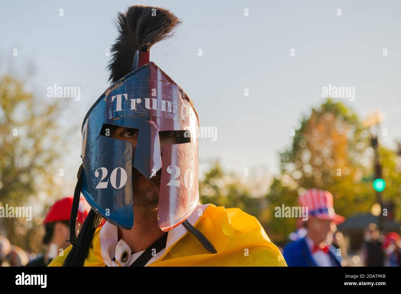 Washington, DC, États-Unis. 14 novembre 2020. WASHINGTON D.C., NOVEMBRE 14- les partisans de Trump manifestent lors de la manifestation du million Maga March concernant les résultats des élections le 14 novembre 2020 à Washington, DC photo: Chris Tuite/ImageSPACE crédit: Imagespace/Alay Live News Banque D'Images