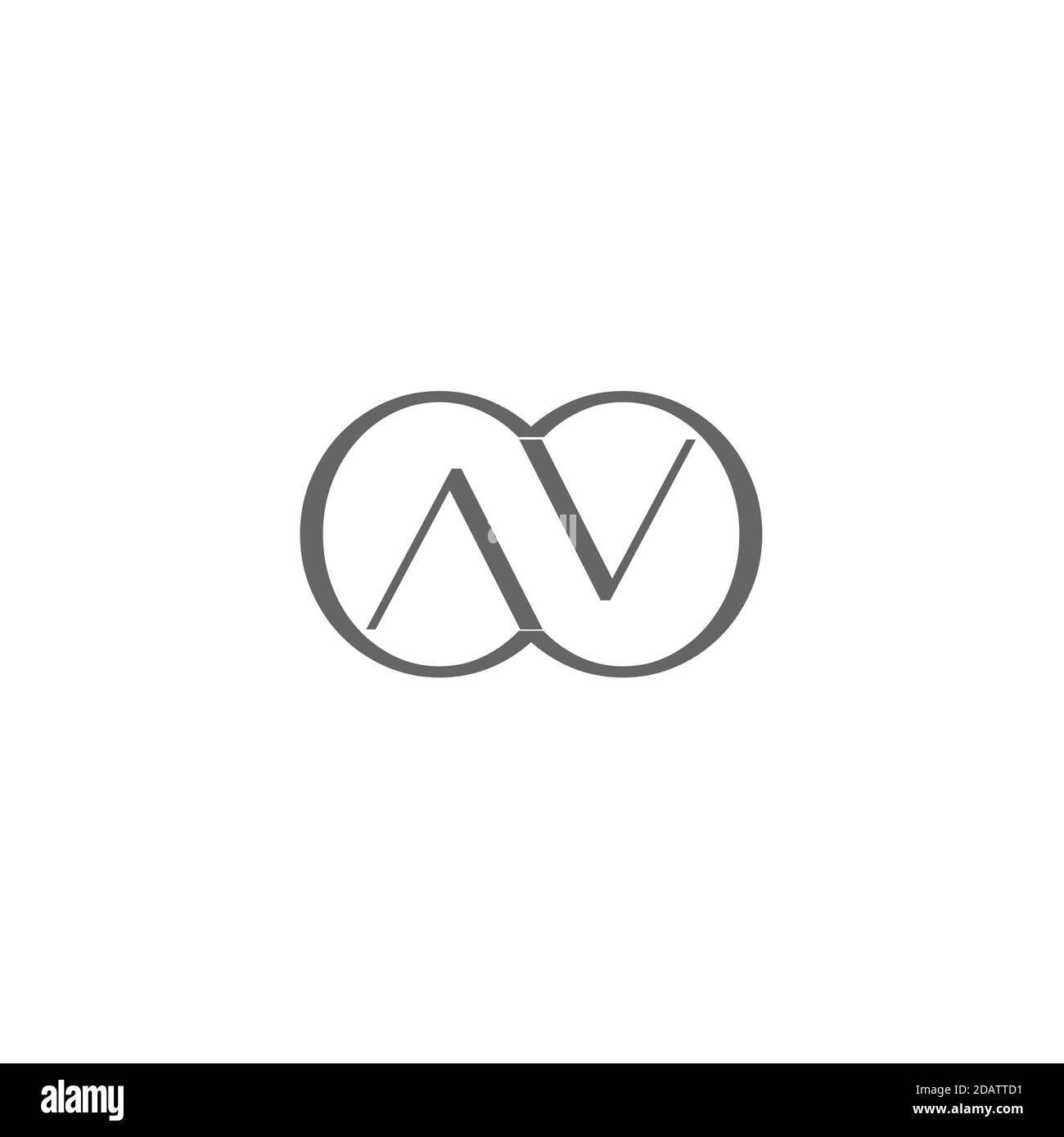 Logo V v vectoriel. Illustration de Vecteur