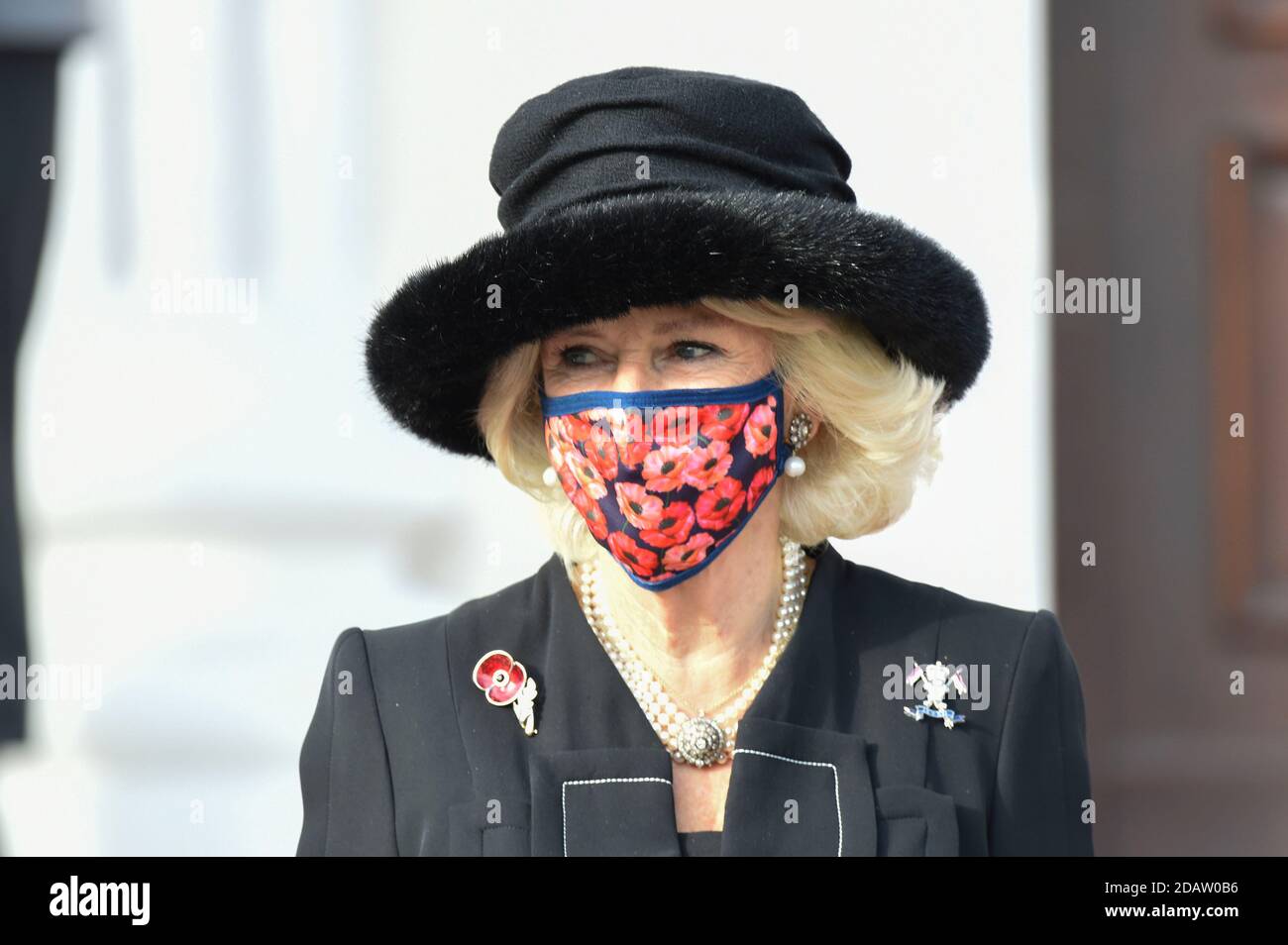 Berlin, Allemagne. 15 novembre 2020. Camilla, duchesse de Cornouailles, à la réception du Président fédéral de l'Allemagne au Palais Bellevue le 15 novembre 2020 à Berlin, Allemagne crédit: Geisler-Fotopress GmbH/Alay Live News Banque D'Images