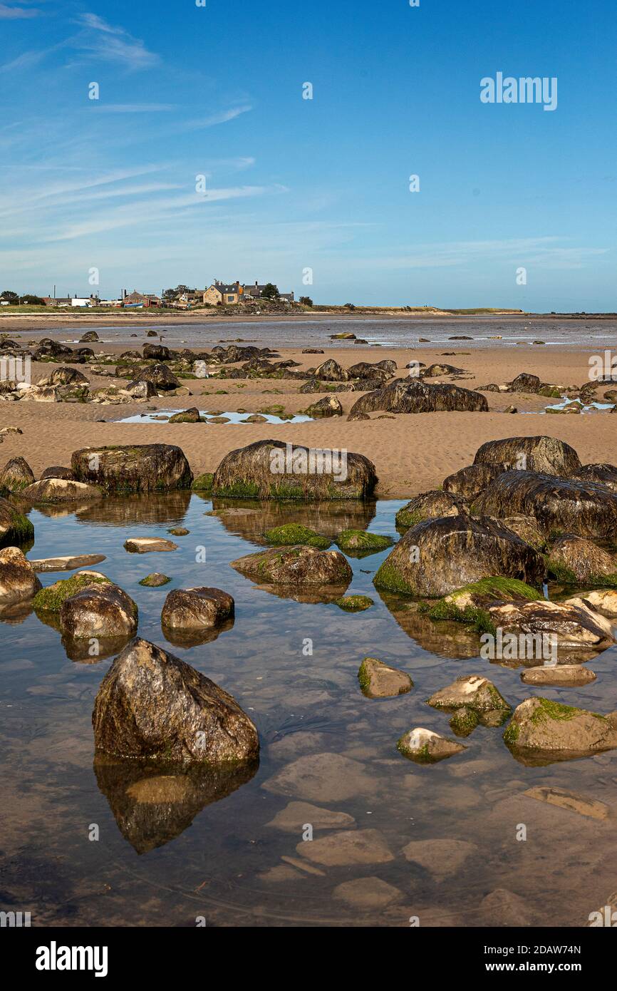 Northumberland Boulmer Banque D'Images