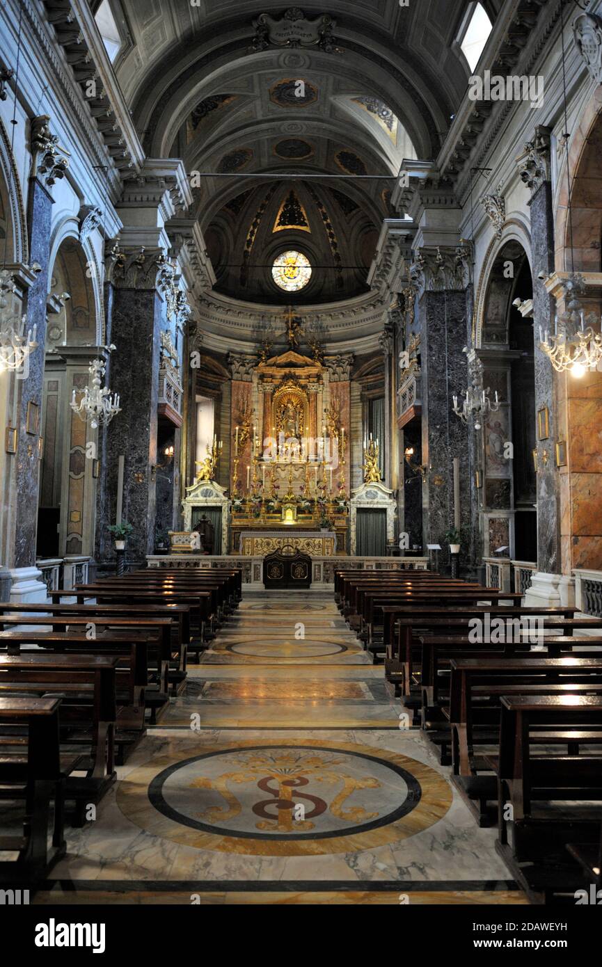 Italie, Rome, église de Santa Maria in via Banque D'Images