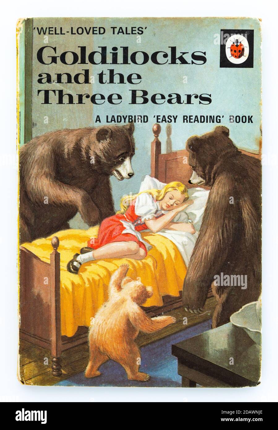 Goldilocks et le livre de ladybird de trois ours Banque D'Images