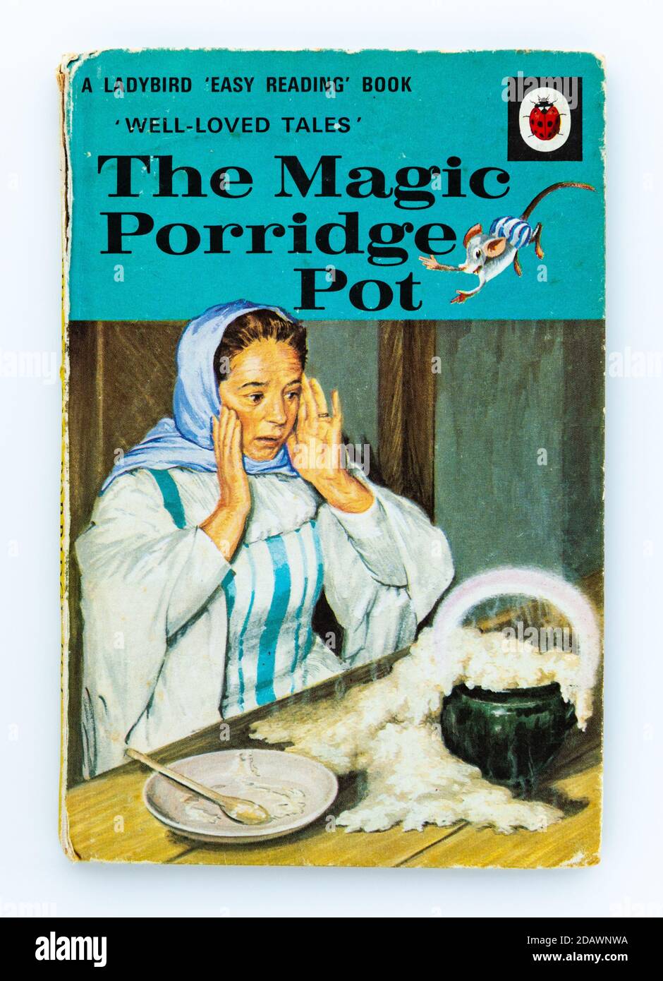 Livre de louanges de Pot de porridge magique Banque D'Images