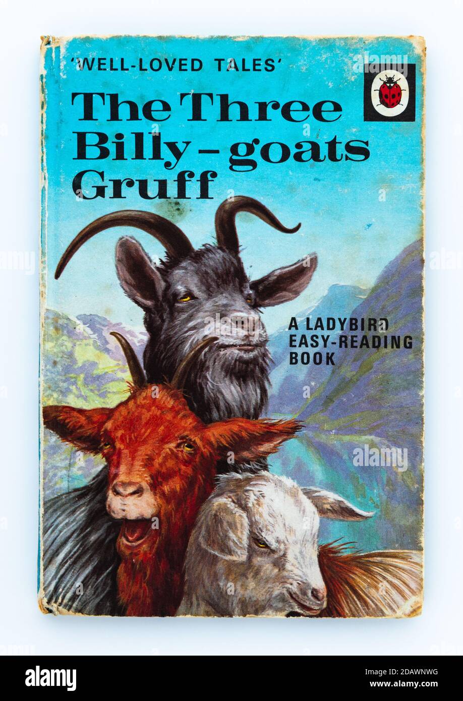 Les trois Billy-chèvres gruff - livre de ladybird vintage Banque D'Images