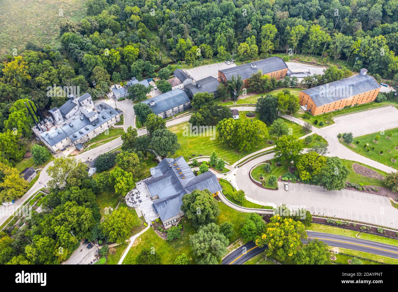 Woodford Reserve, distillerie de bourbon, Versailles, Kentucky, États-Unis Banque D'Images