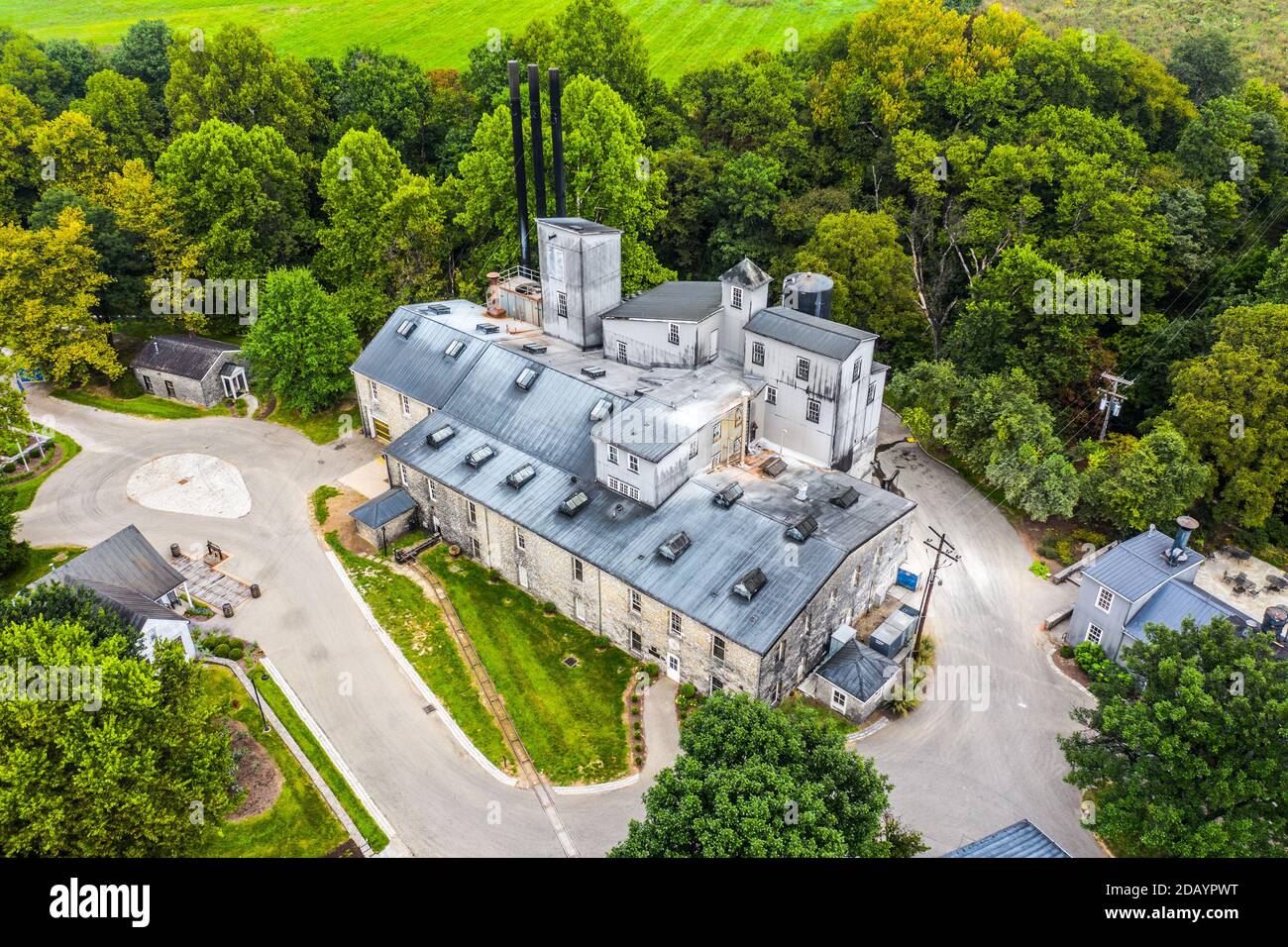 Woodford Reserve, distillerie de bourbon, Versailles, Kentucky, États-Unis Banque D'Images