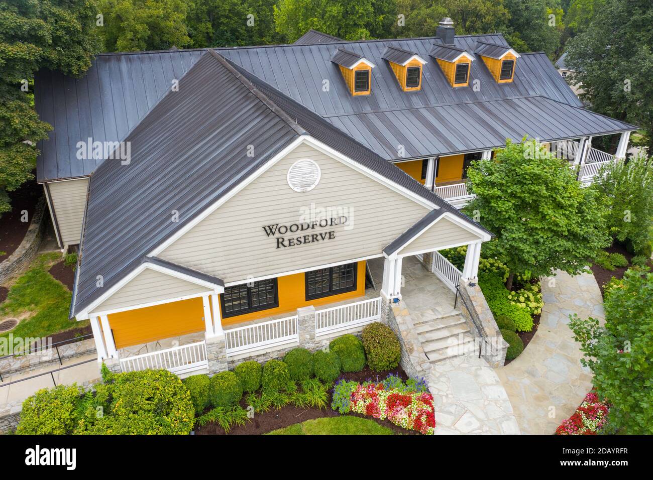 Woodford Reserve, distillerie de bourbon, Versailles, Kentucky, États-Unis Banque D'Images
