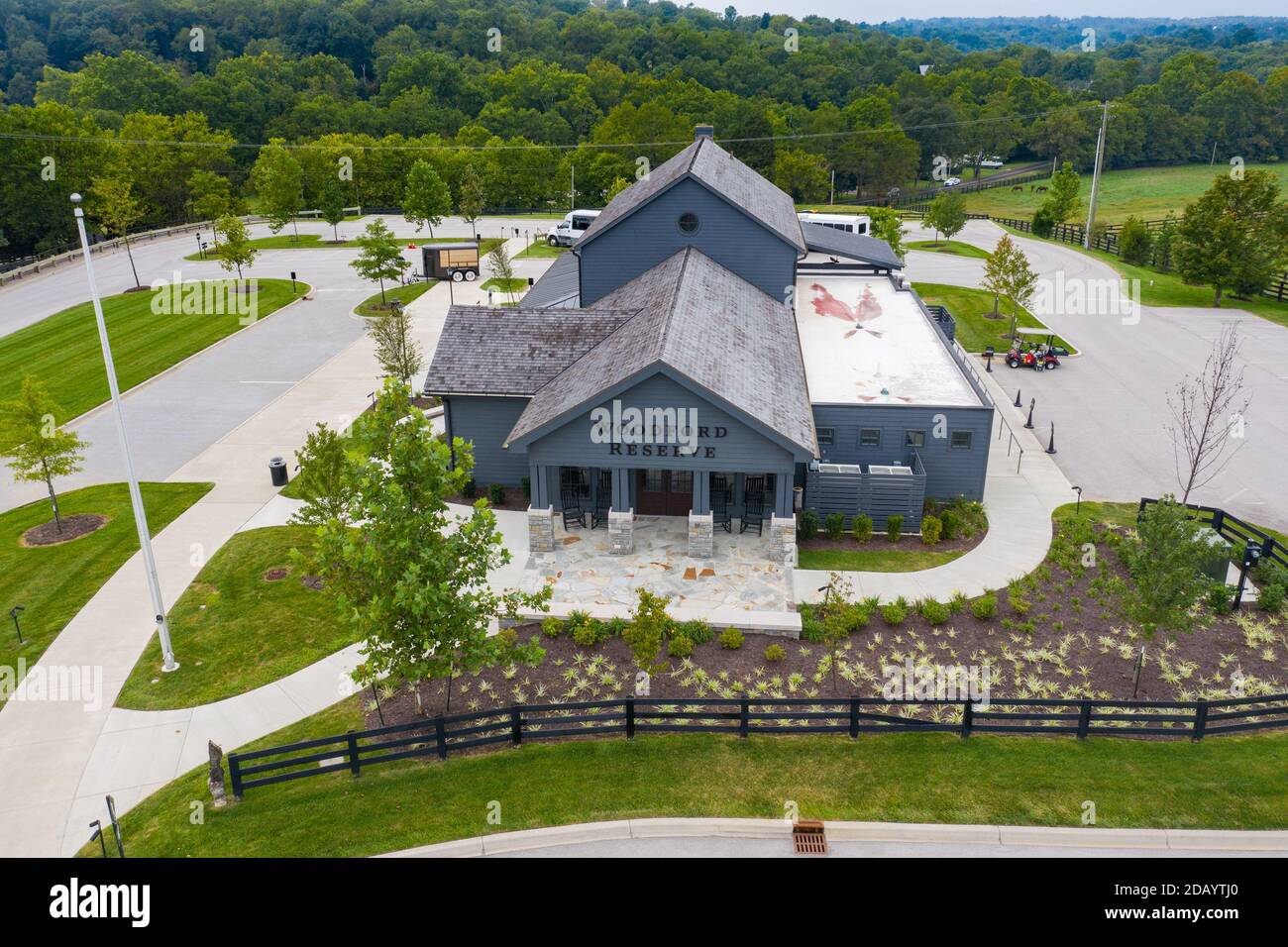 Woodford Reserve, distillerie de bourbon, Versailles, Kentucky, États-Unis Banque D'Images