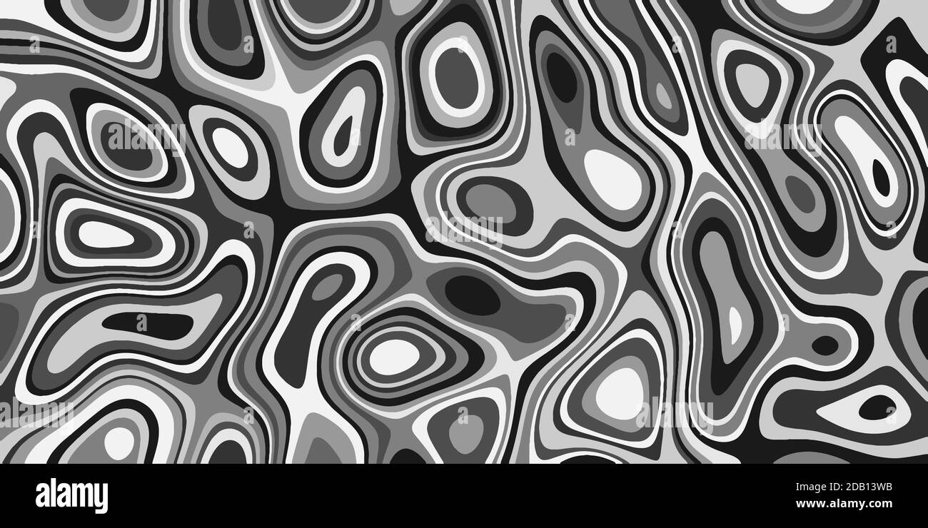 Arrière-plan abstrait avec structure pixélisée à surface métallique chromée liquide Illustration de Vecteur
