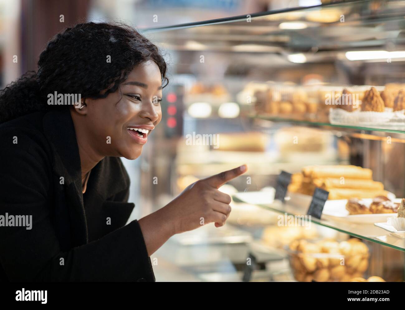 Délicieux dessert en magasin ou dans une boutique de bonbons et réductions pour bonbons Banque D'Images