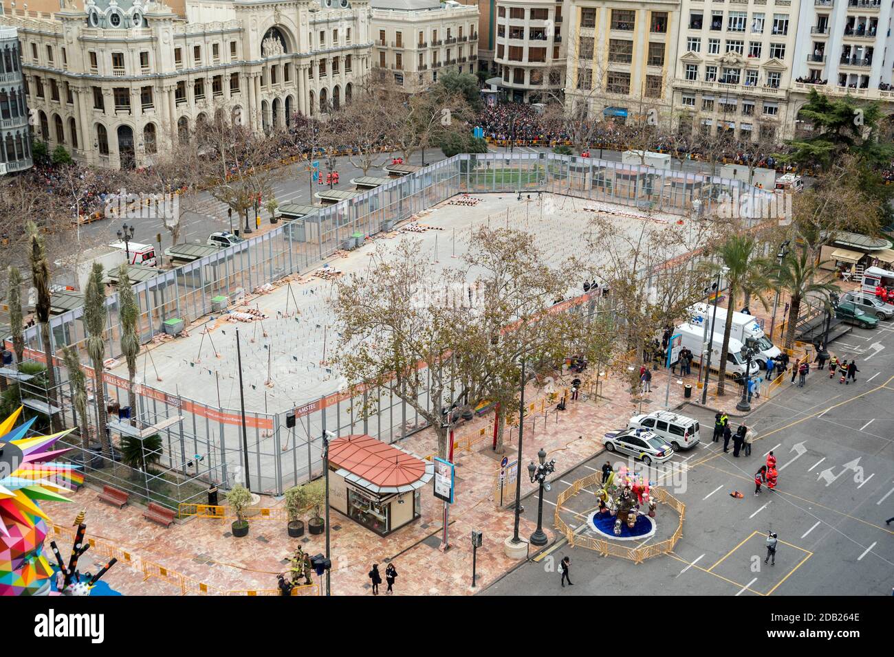 Fallas de Valence Banque D'Images