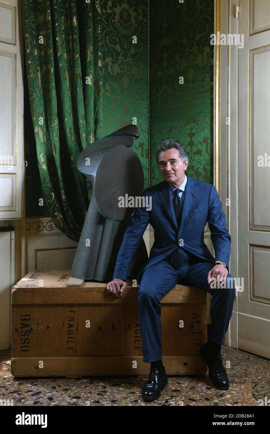 Italie, Parme, 16 juillet 2020 : Lucio Zanon di Valgiurata. Président de CREDEM, grande banque italienne. Photo © Sandro Michahelles/Sintesi/Alay stock Pho Banque D'Images