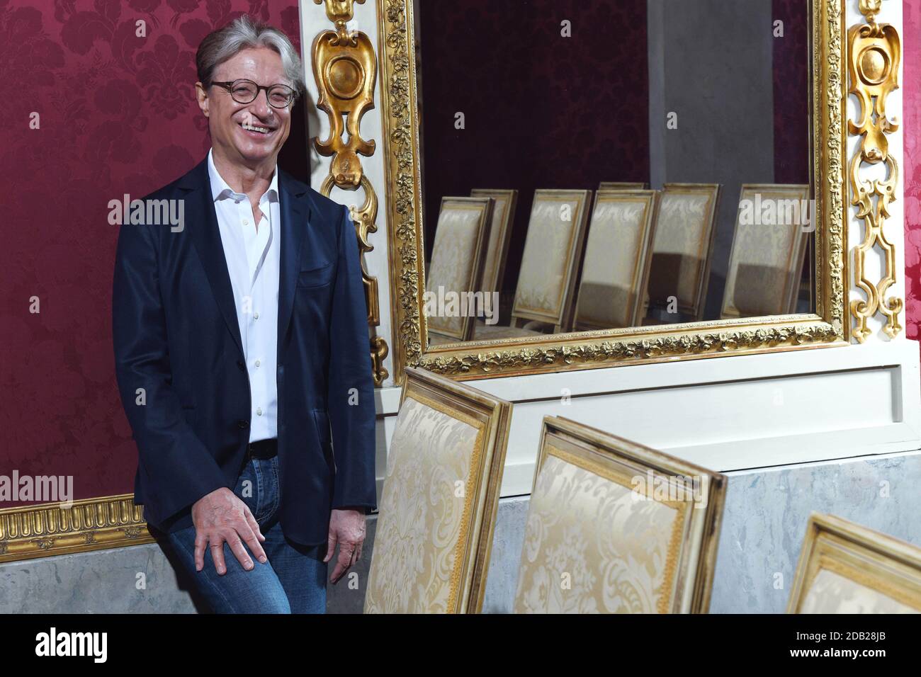 Italie, Parme, 9 octobre 2020 : Roberto Abbado, chef d'orchestre, directeur musical du Festival Verdi photo © Sandro Michahelles/Sintesi/Alamy Stoc Banque D'Images