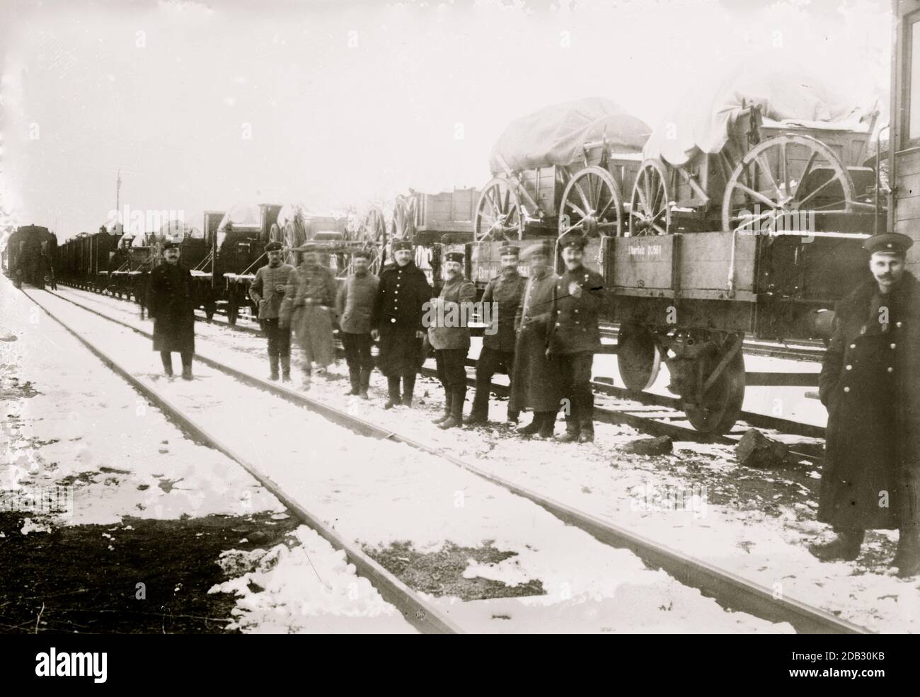 Menée entre le 9-14 septembre 1914, la première bataille des lacs Masuriens (de deux, la deuxième en février 1915) fut la deuxième victoire de la guerre des Allemands sur l'armée russe, la première à Tannenberg à la fin du mois d'août. Banque D'Images