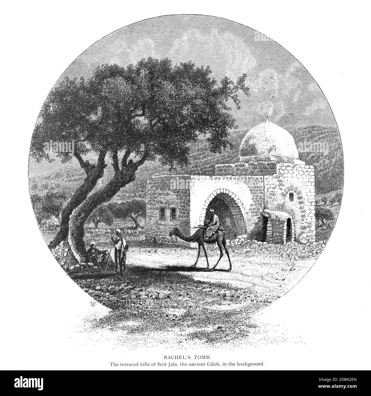 Bethlehem rachel tomb Banque d'images détourées - Alamy