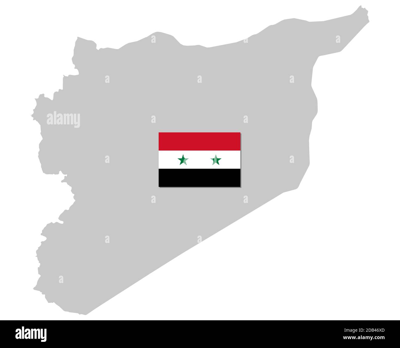 Syrien flagge Banque d'images détourées - Alamy
