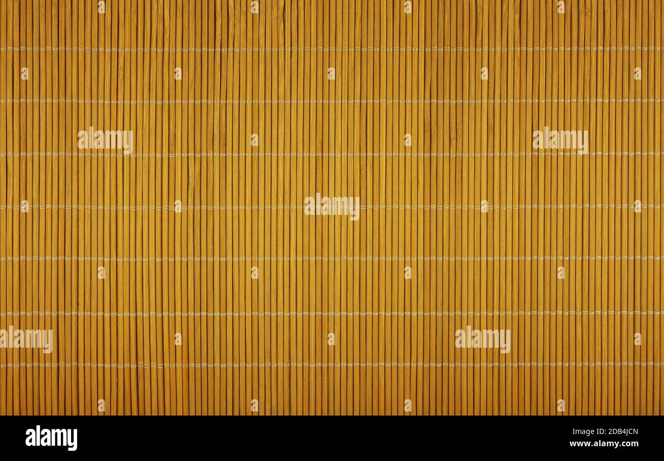 Close up bambou naturel mat bois texture de fond, directement au-dessus Banque D'Images