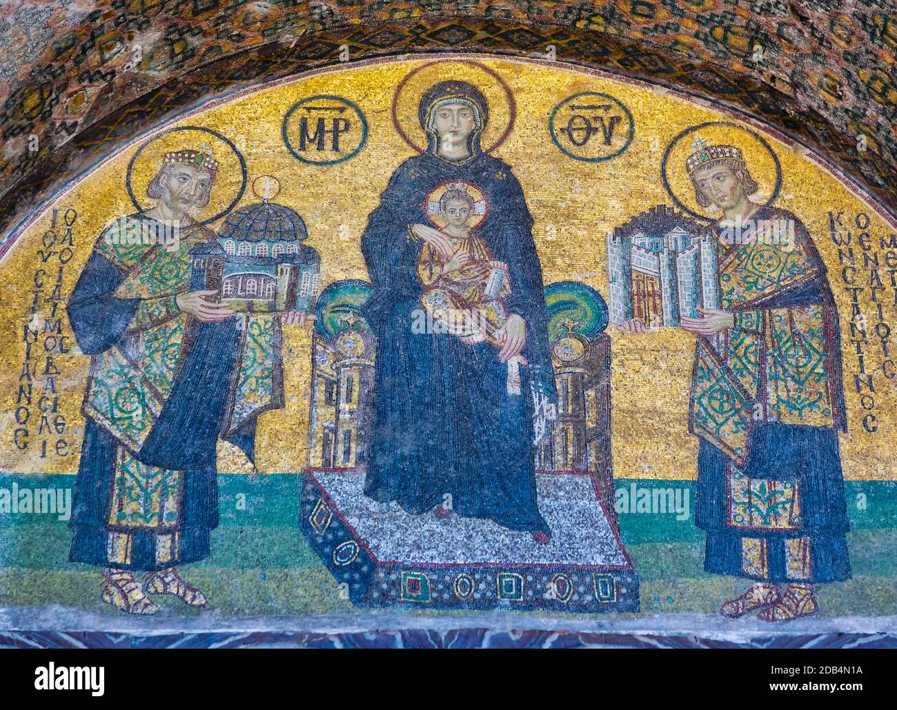 Istanbul, Turquie. Haghia Sophia ou Hagia Sophia ou Ayasofya. Banque D'Images
