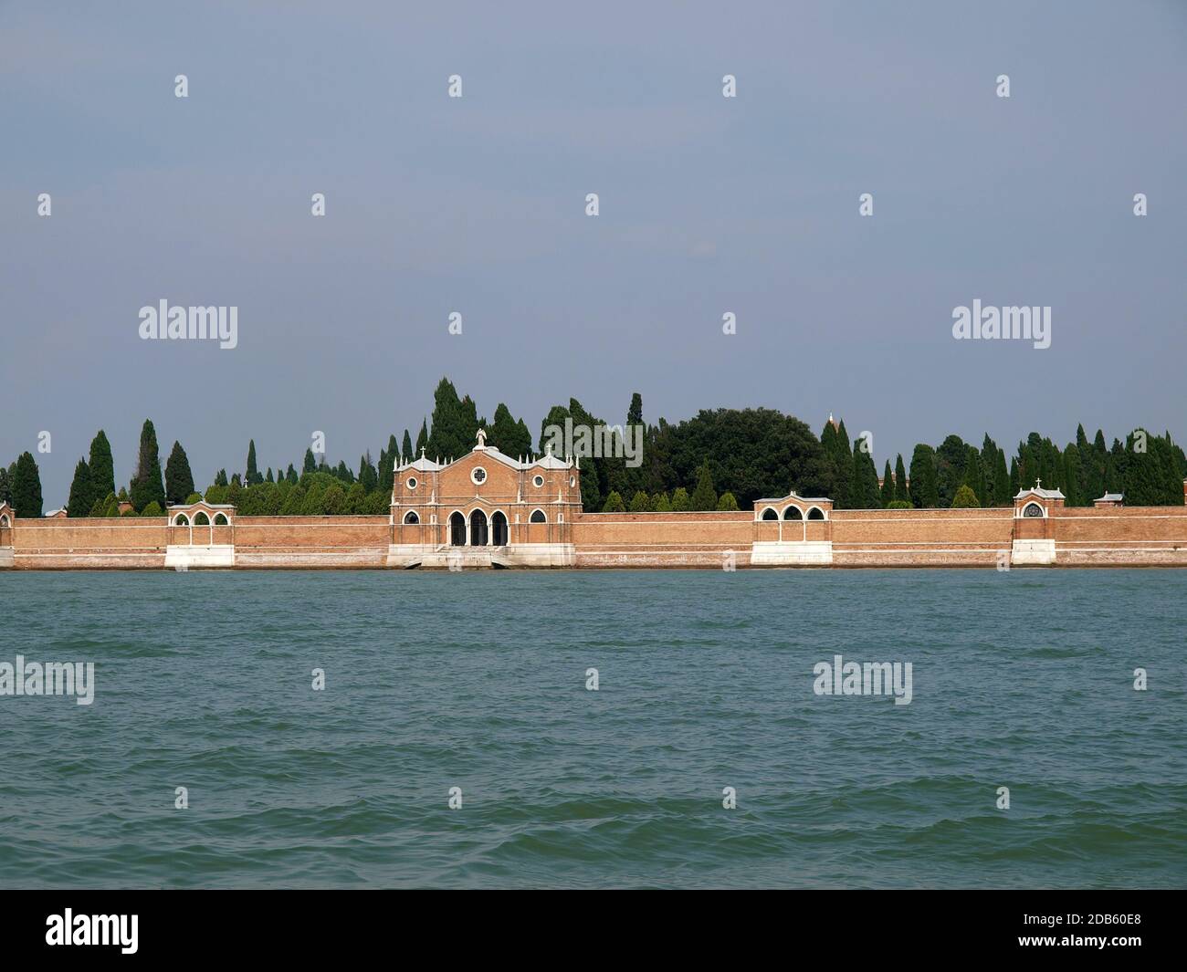 Venise - île de San Michele, cimetière, Banque D'Images