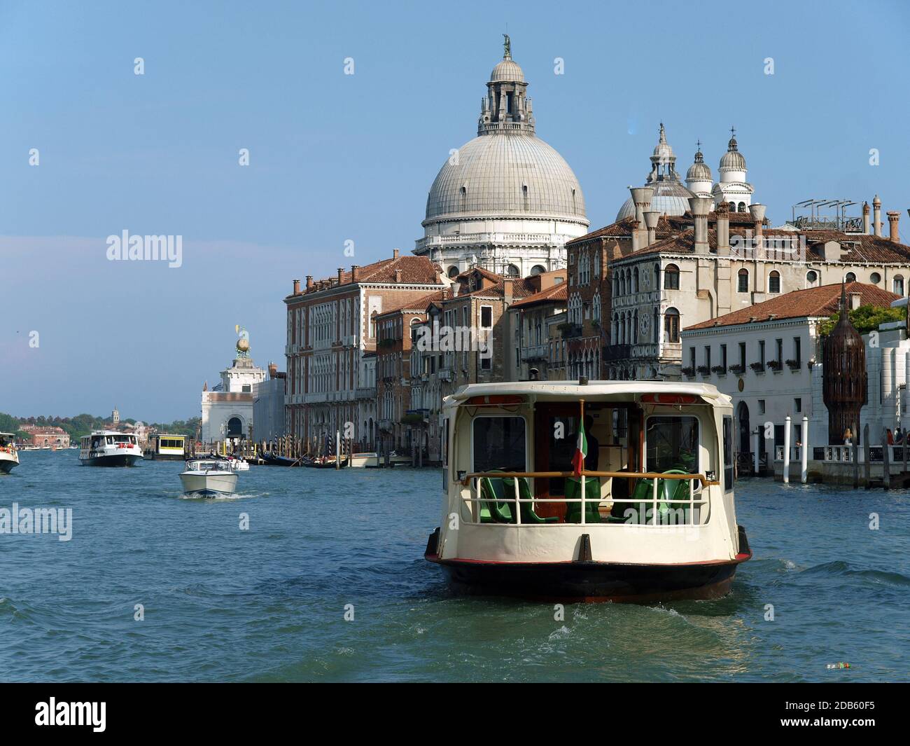 Venise - Vue du Grand Canal et saluer Banque D'Images