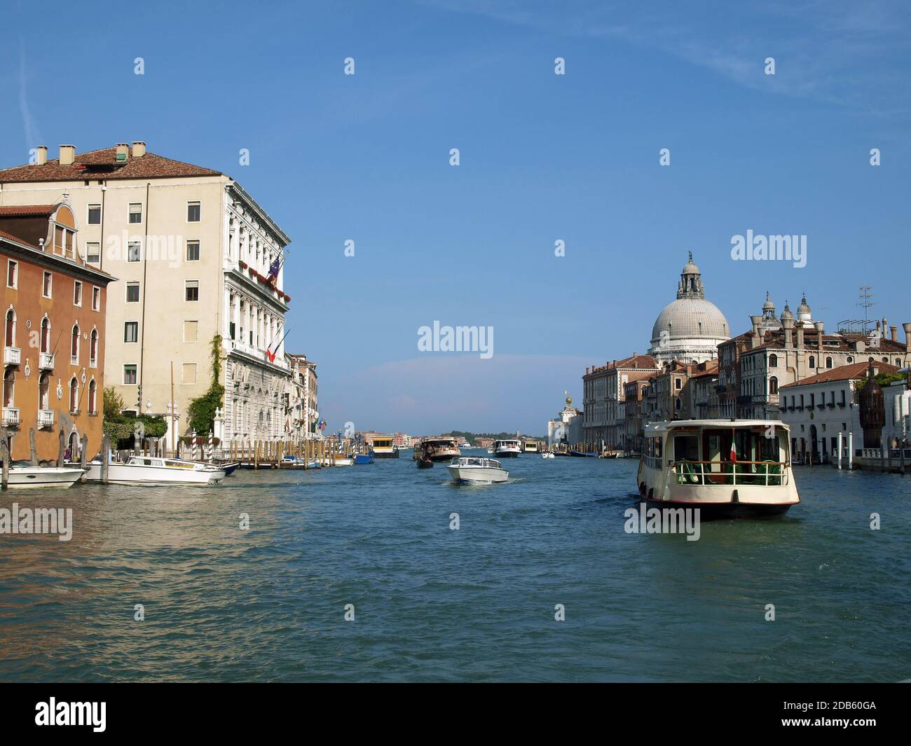 Venise - Vue du Grand Canal et saluer Banque D'Images