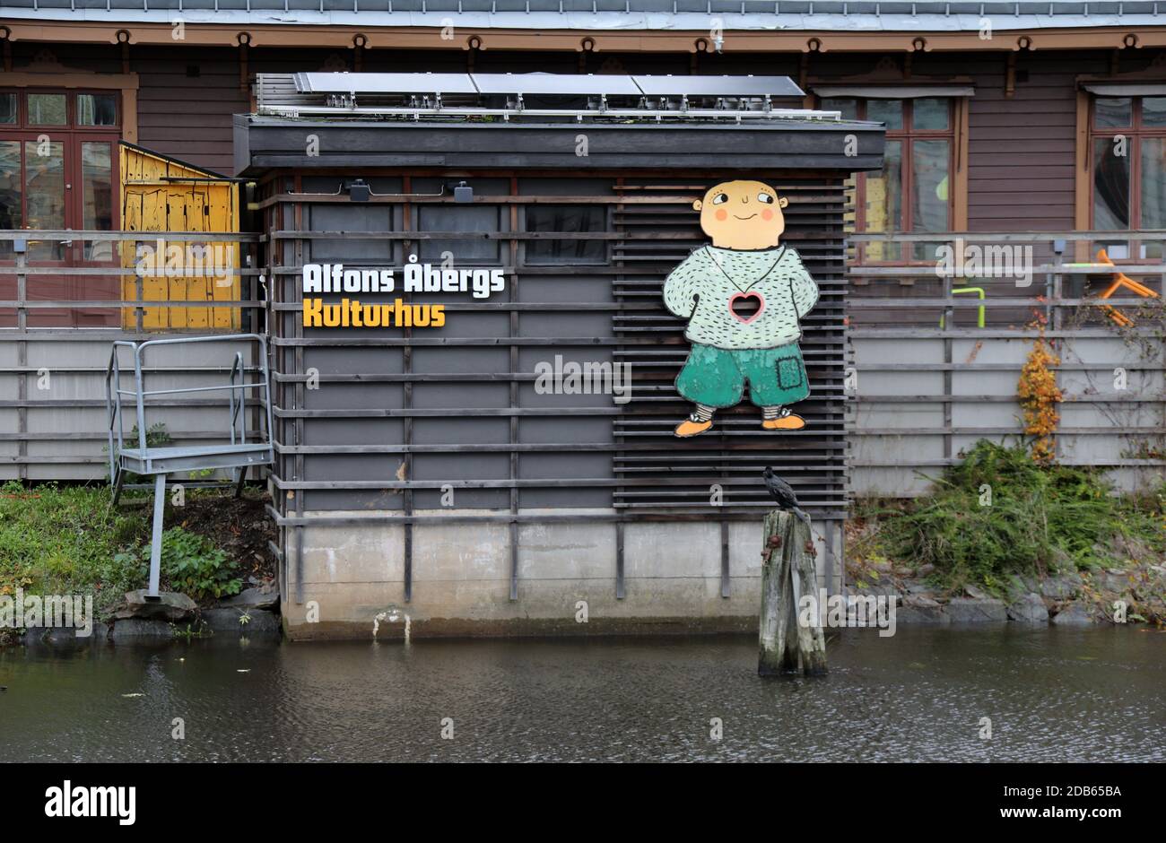 Centre culturel Alfons Abergs à Göteborg Banque D'Images