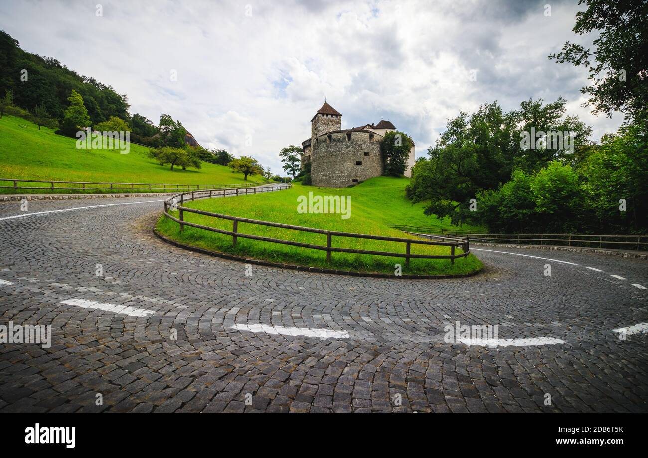 Château de Vaduz, Liechtenstein Banque D'Images