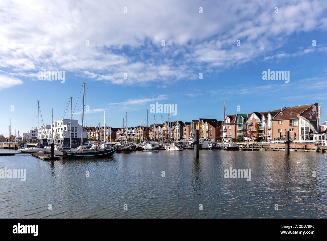 Ville-Marina à Cuxhaven, Allemagne Banque D'Images