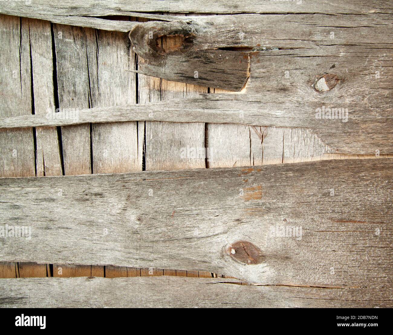 Arrière-plan de l'ancien meubles avec noeuds et fissures Banque D'Images