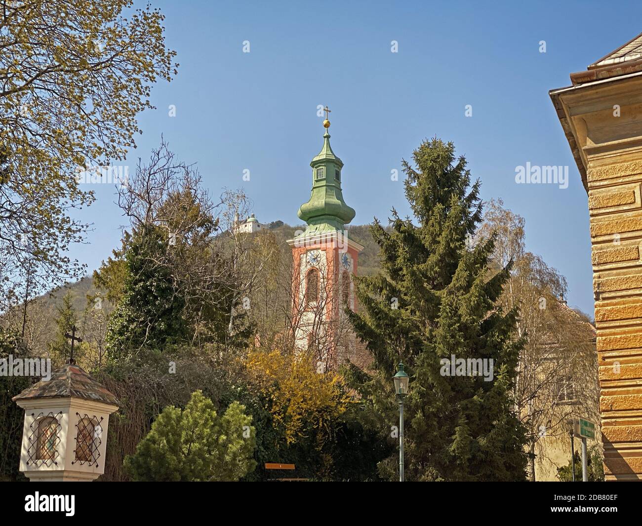 Kahlenbergerdorf Autriche, village et destination de voyage à Vienne dans la vallée du danube Banque D'Images