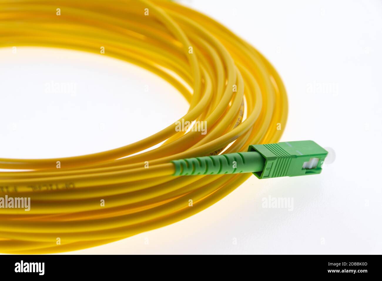 Conducteurs à fibres optiques et multipaires pour l'extension Banque D'Images