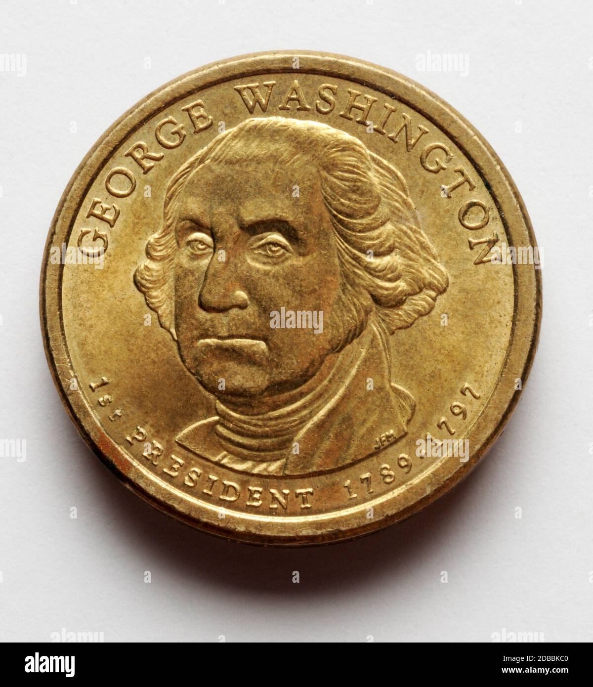 Dollar américain avec George Washington Banque D'Images