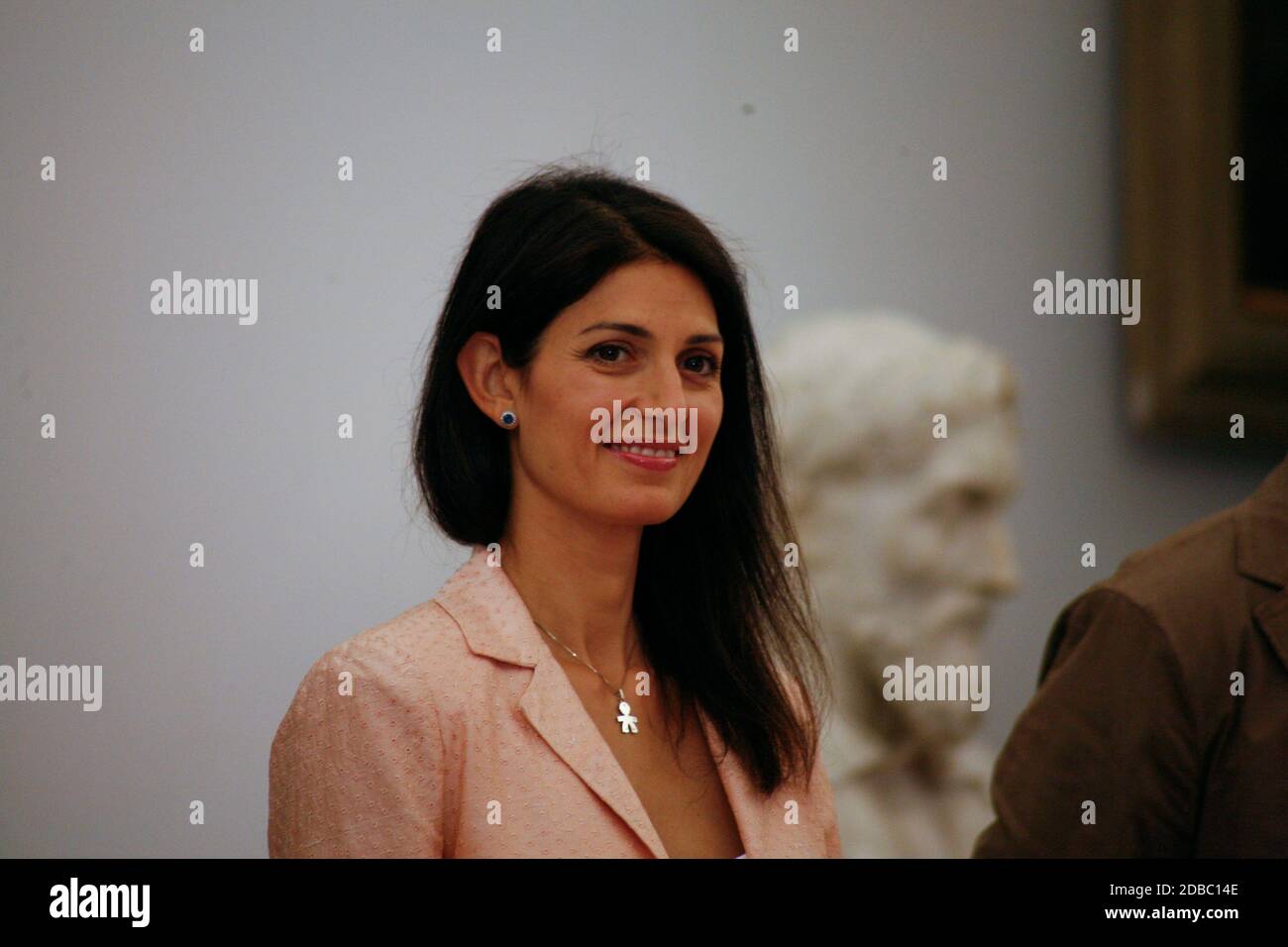 Virginie raggi laura mattarella partecipano alla inaugarazion Banque de ...