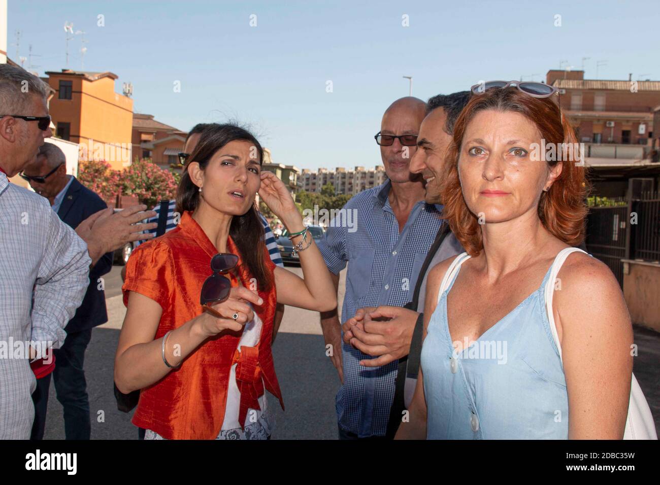 Virginie raggi laura mattarella partecipano alla inaugarazion Banque de ...