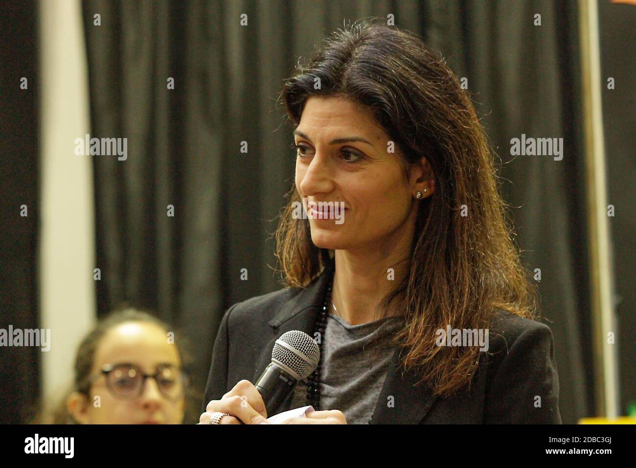 Virginie raggi laura mattarella partecipano alla inaugarazion Banque de ...