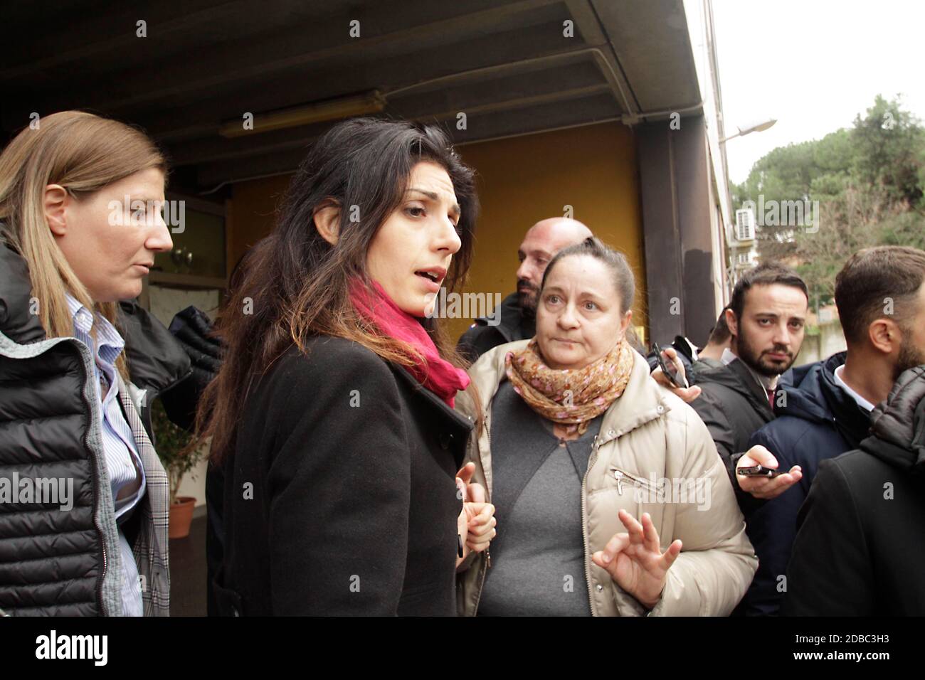Virginie raggi laura mattarella partecipano alla inaugarazion Banque de ...