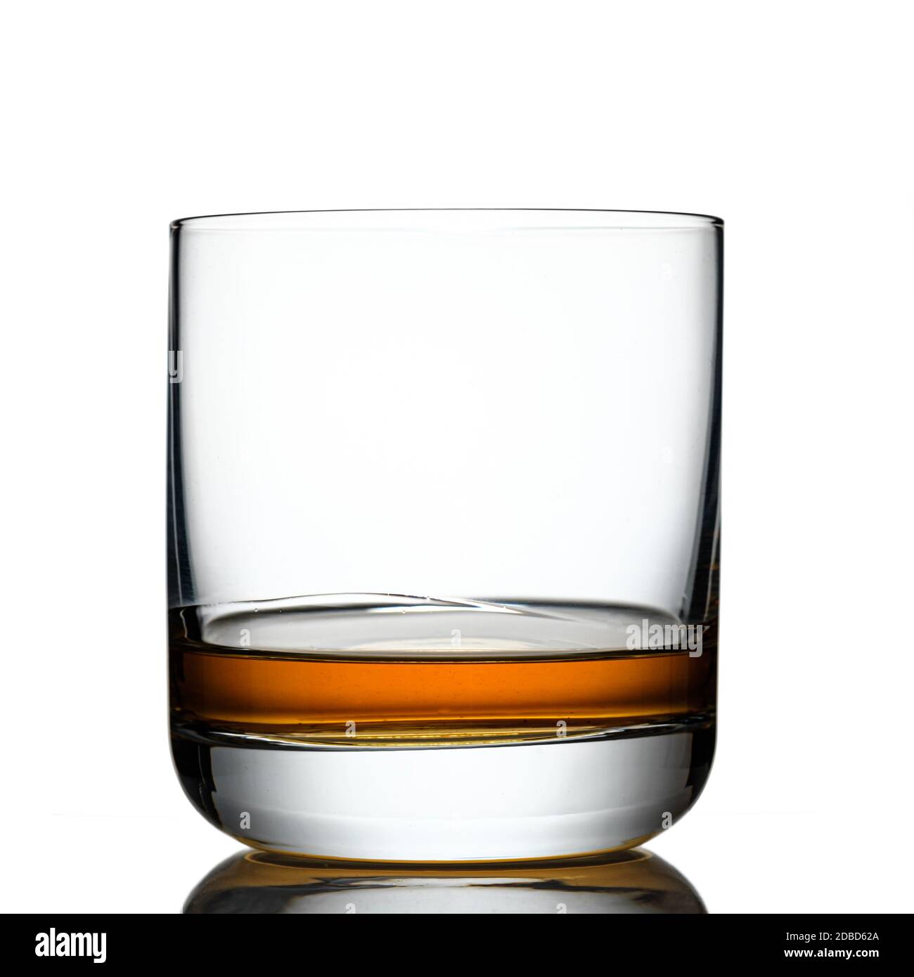 Verre droit avec whisky bourbon droit kentucky Banque D'Images